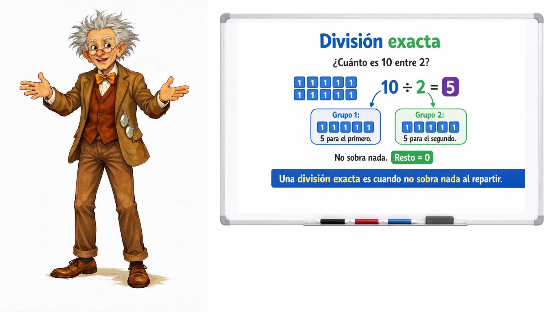 División exacta