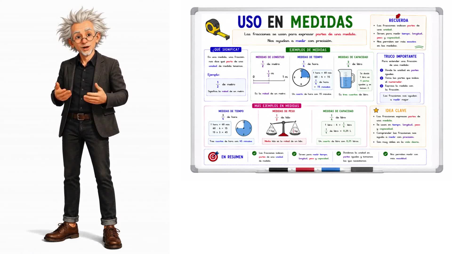 Uso en medidas