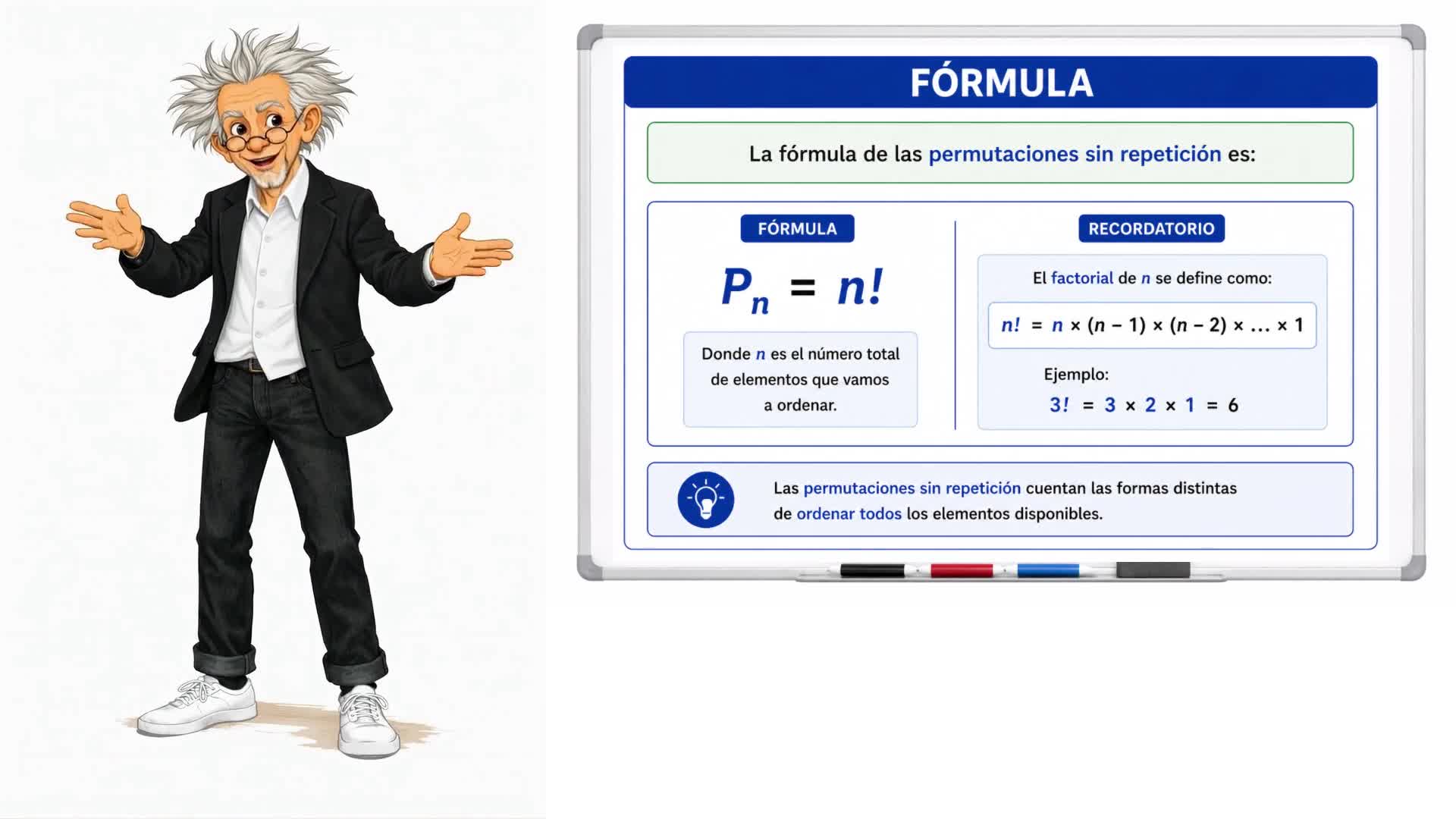Permutaciones sin repetición