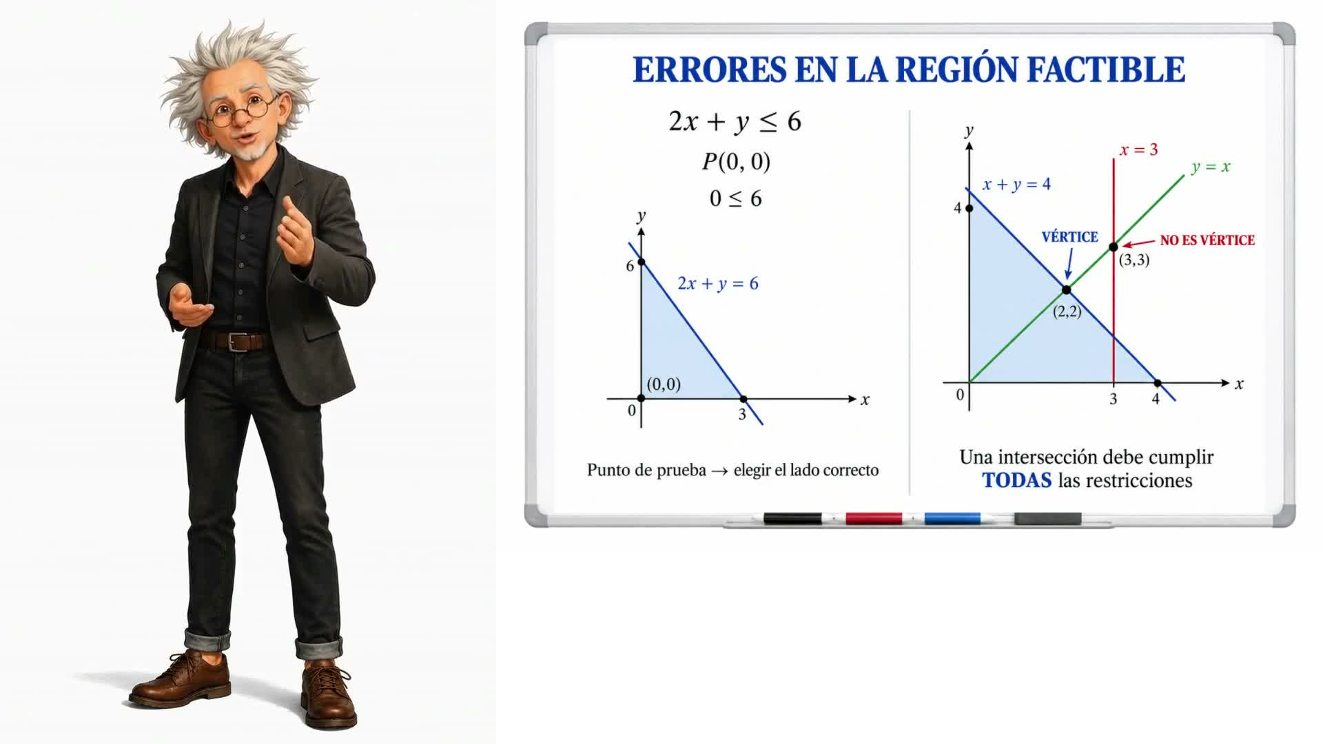 Errores frecuentes en programación lineal