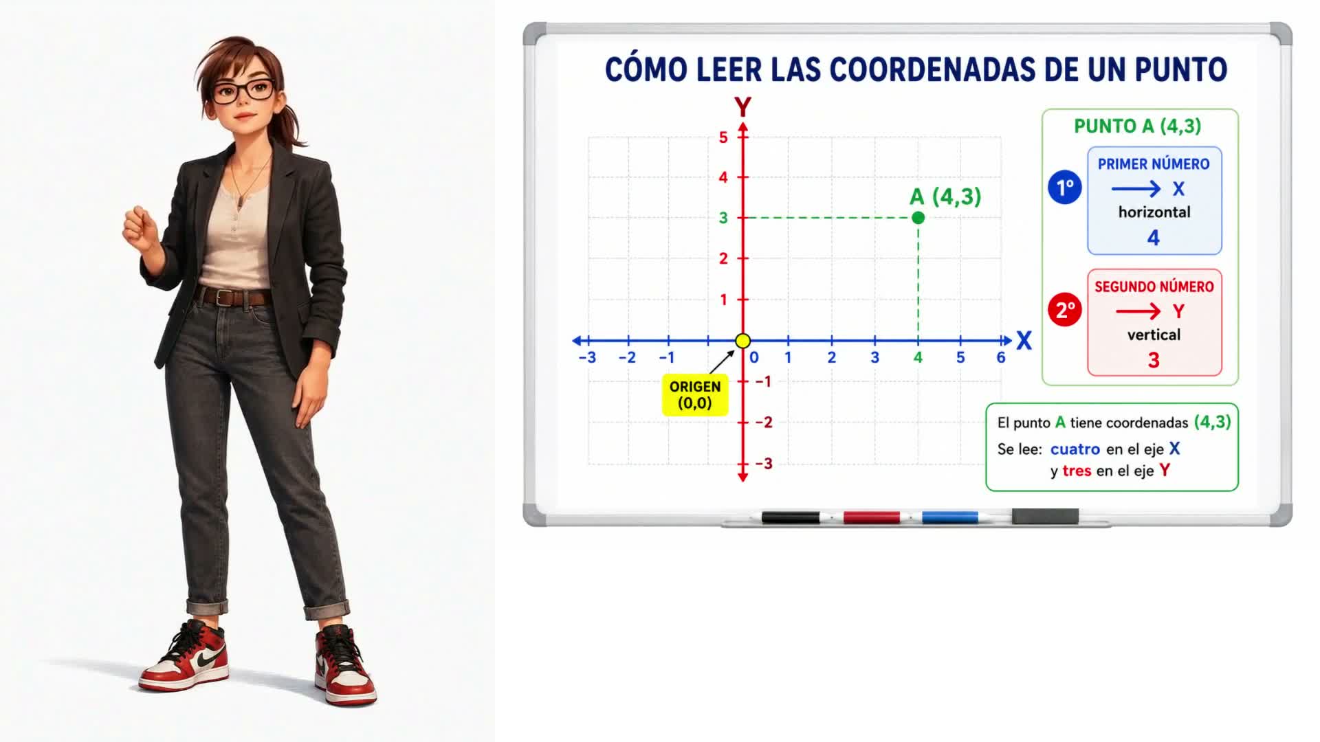 Coordenadas de un punto
