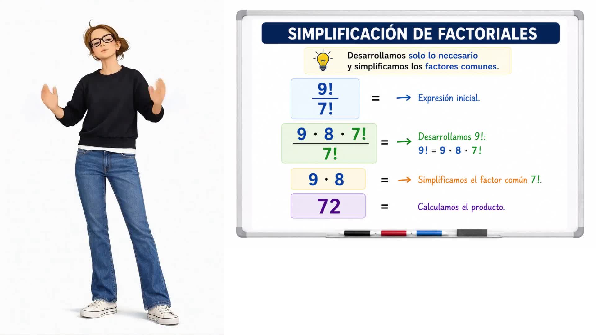 Problemas con factoriales