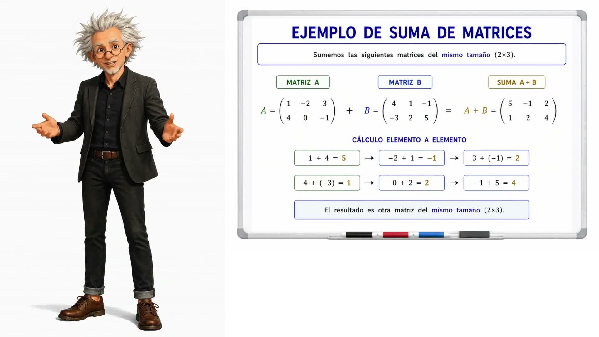 Suma de matrices