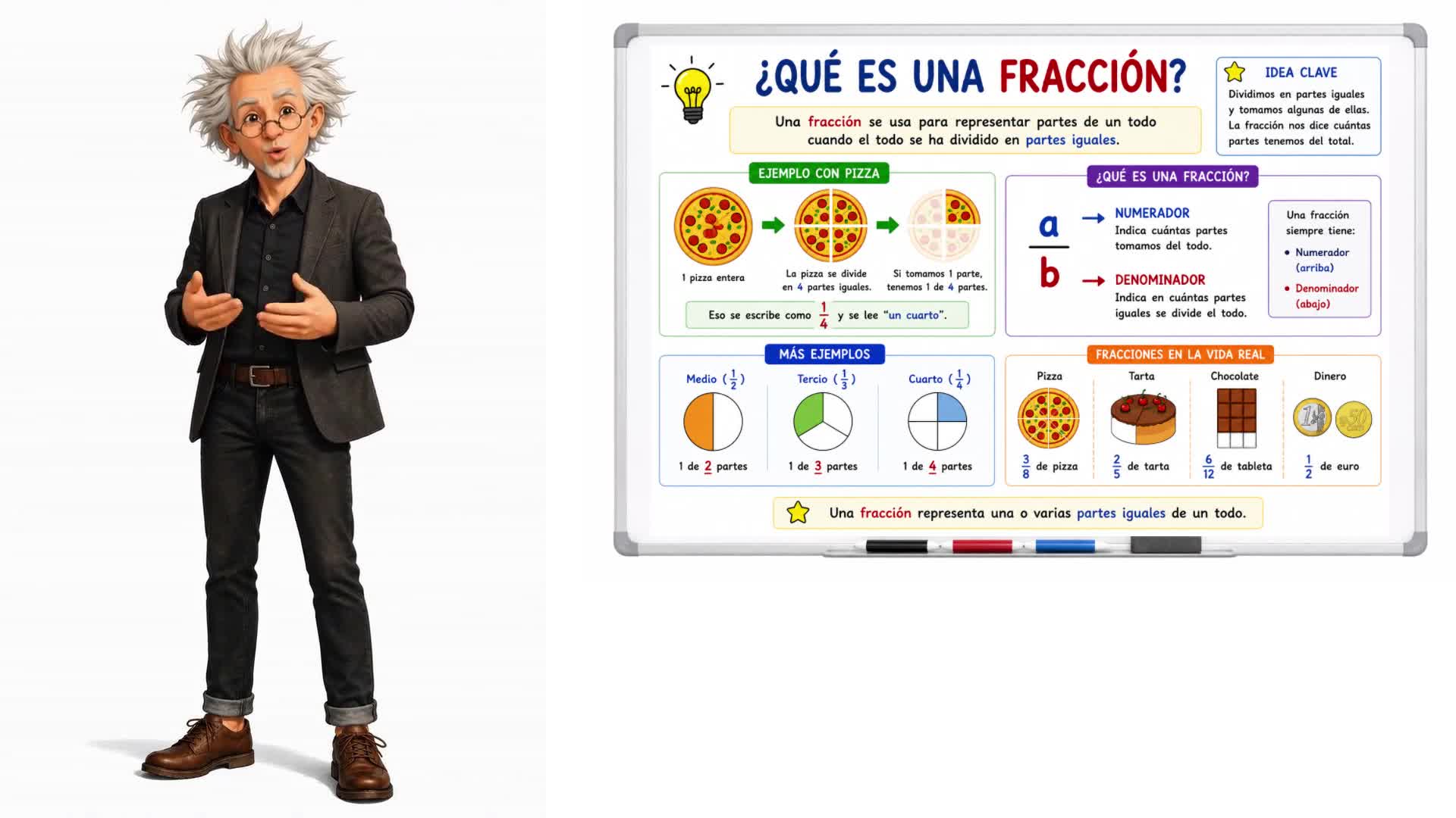 ¿Qué es una fracción?