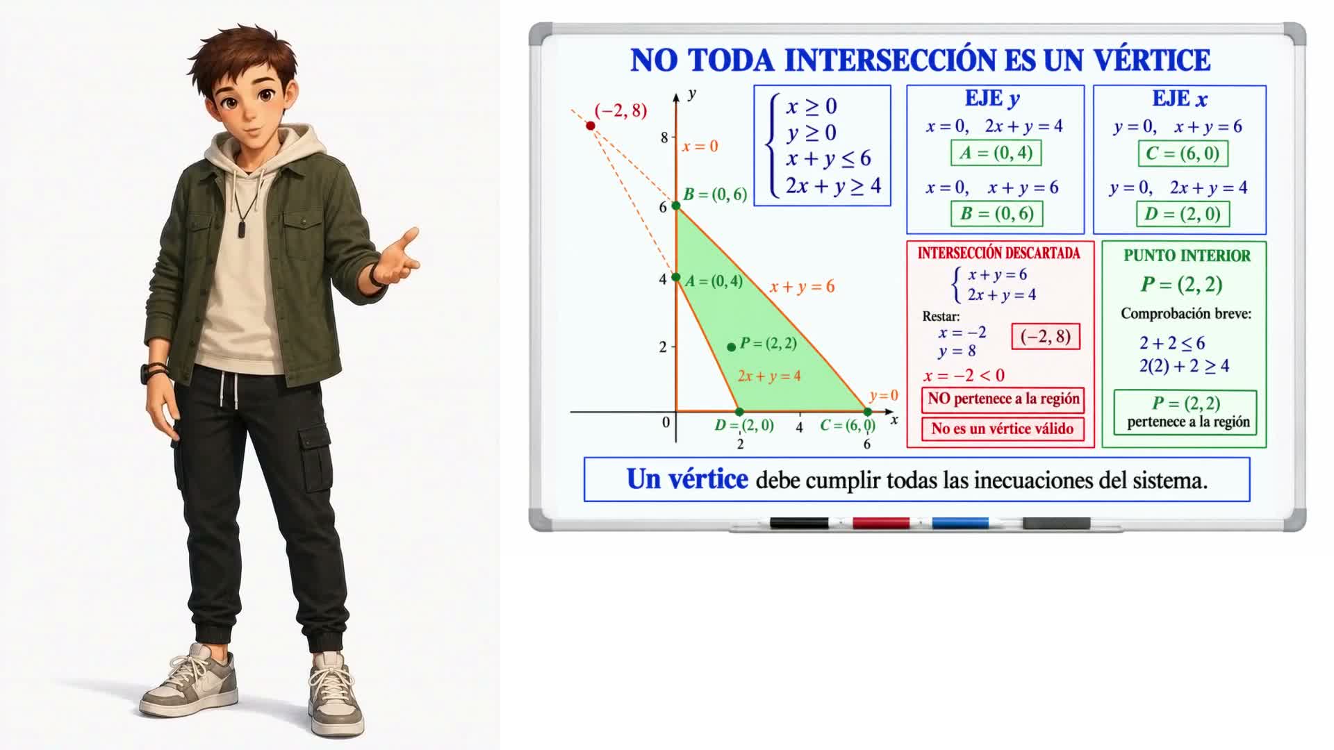 Región solución de un sistema de inecuaciones