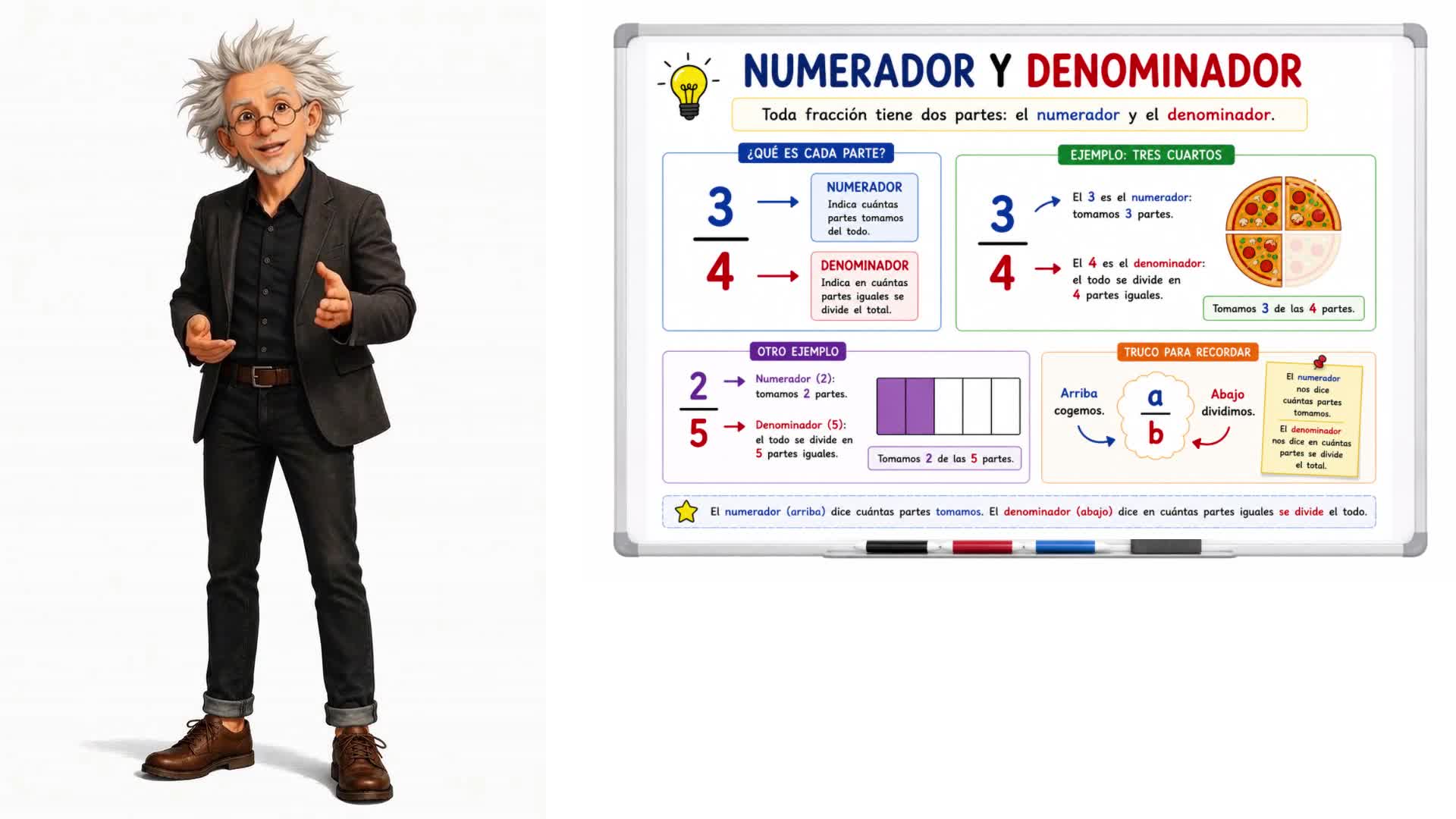 Numerador y denominador