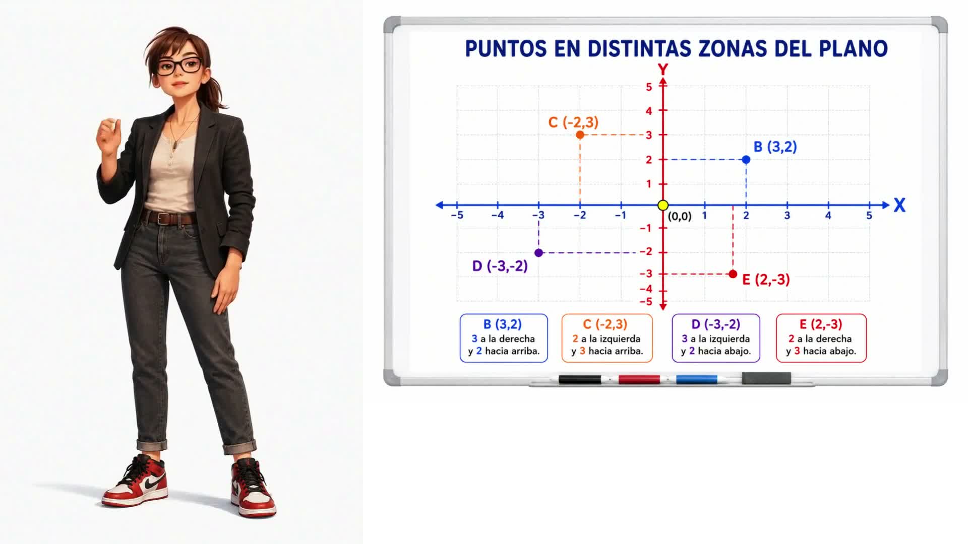 Representar puntos en el plano