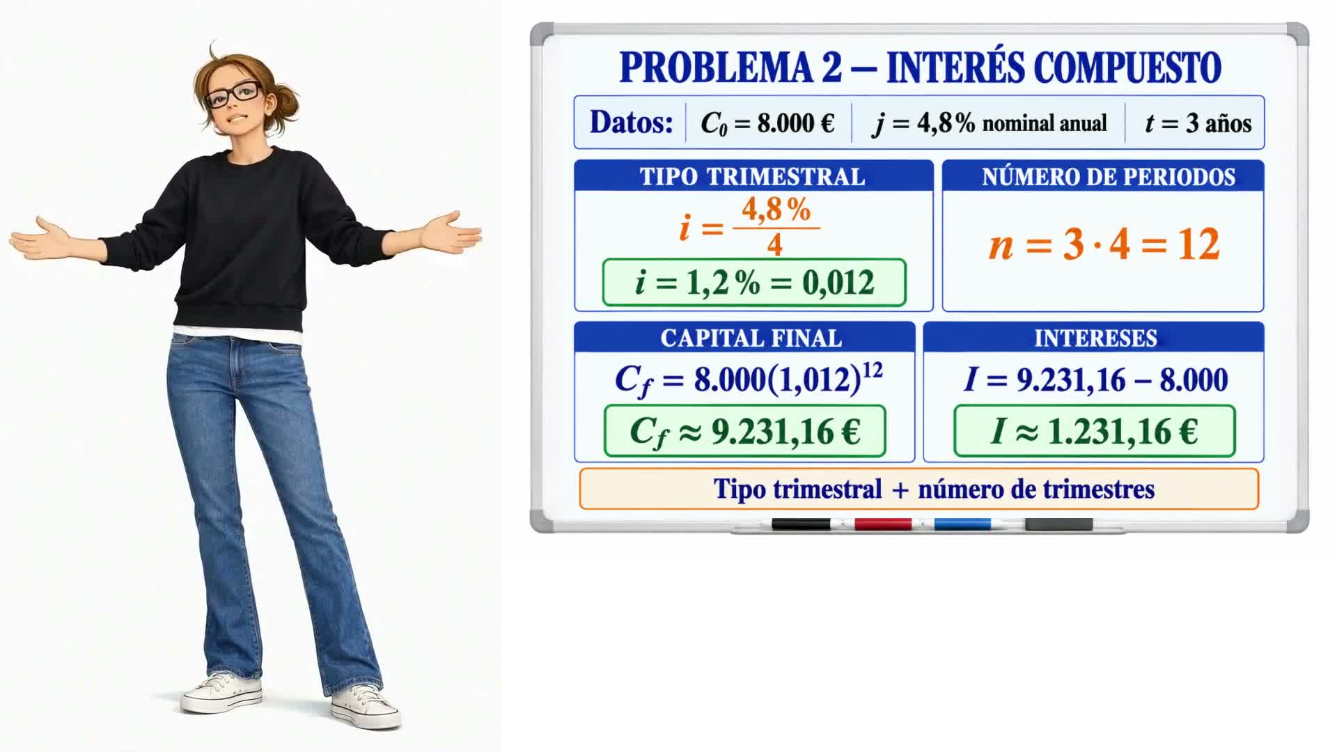 Problemas de matemática financiera