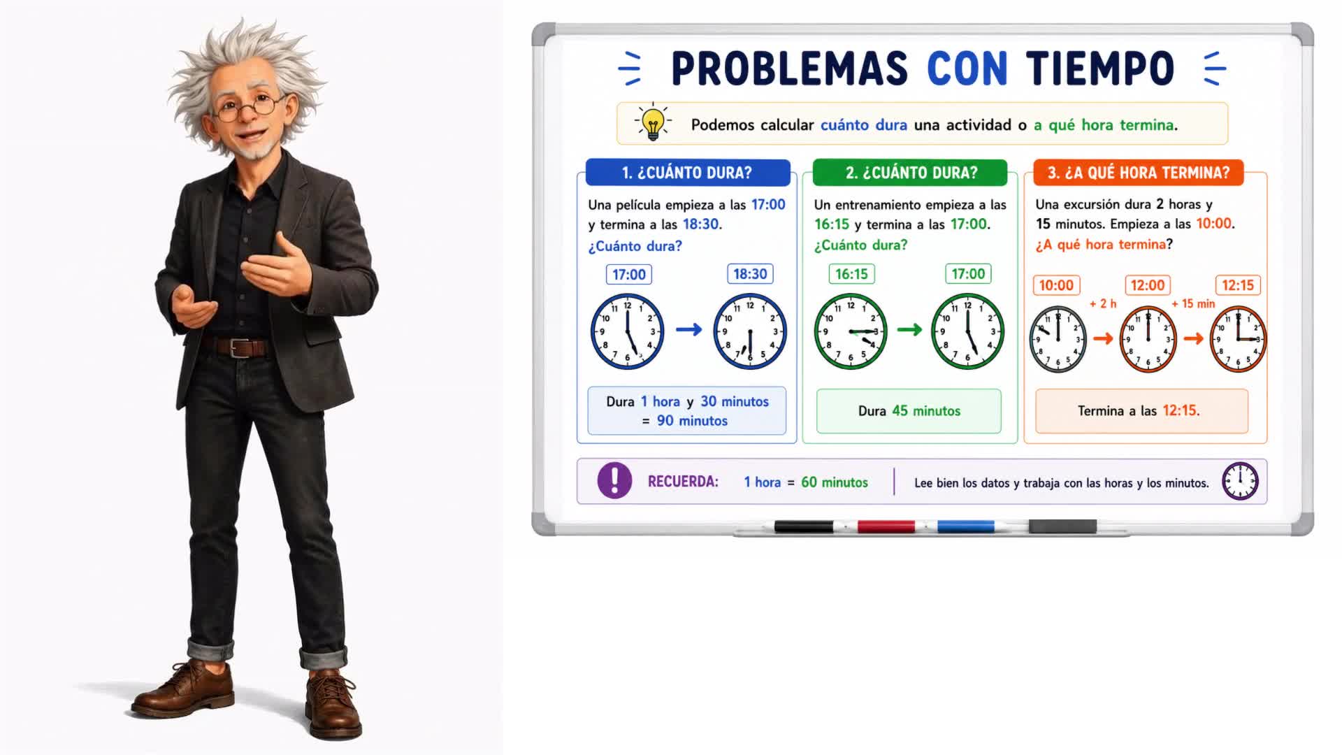 Problemas con tiempo