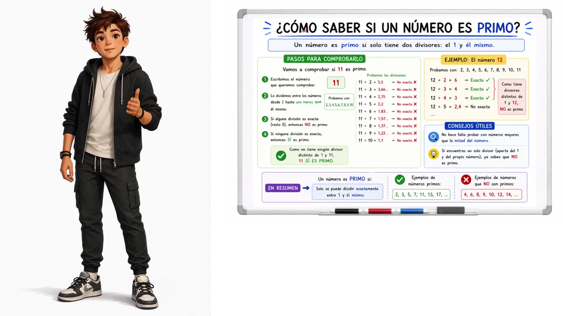 Cómo saber si un número es primo
