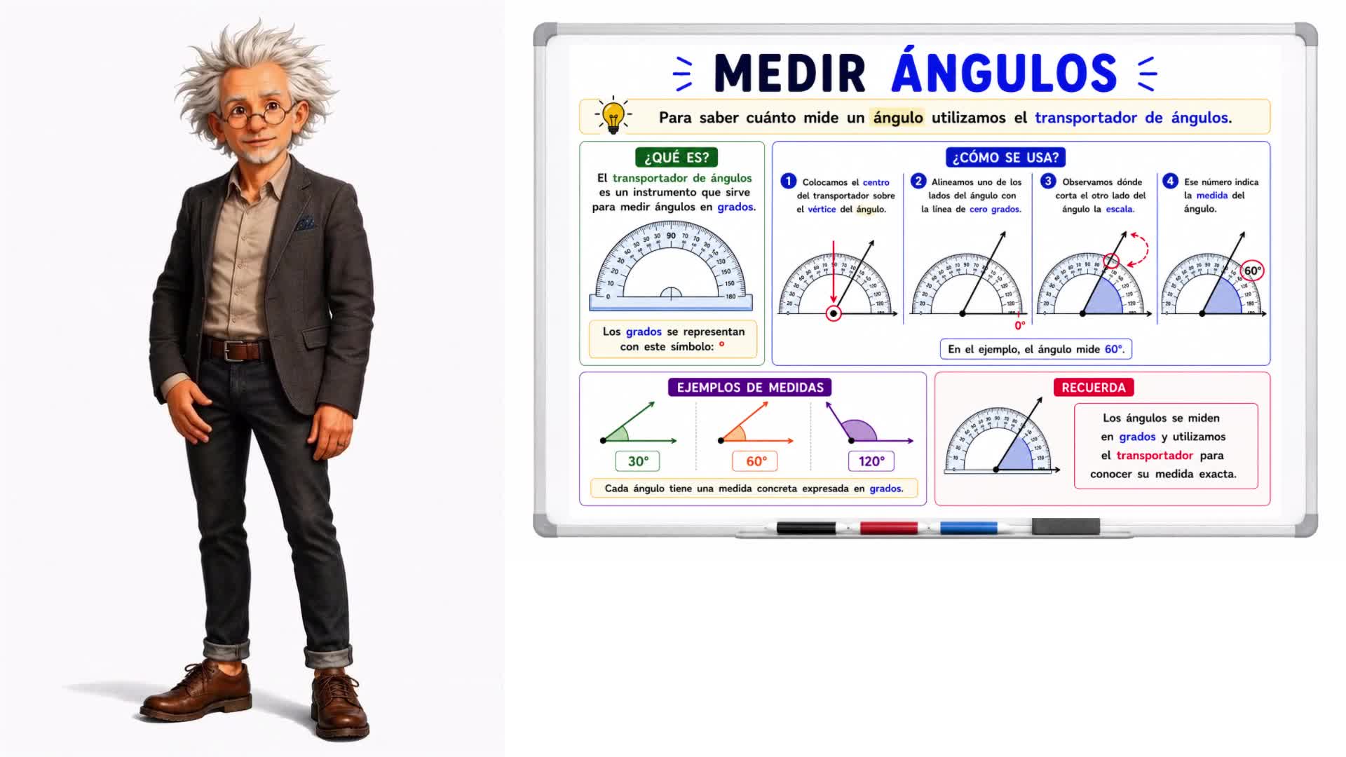 Medir ángulos