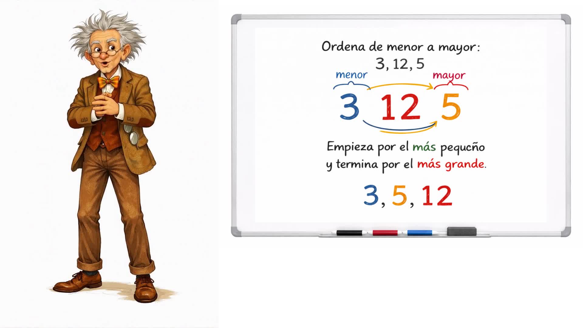 Ordenar números naturales