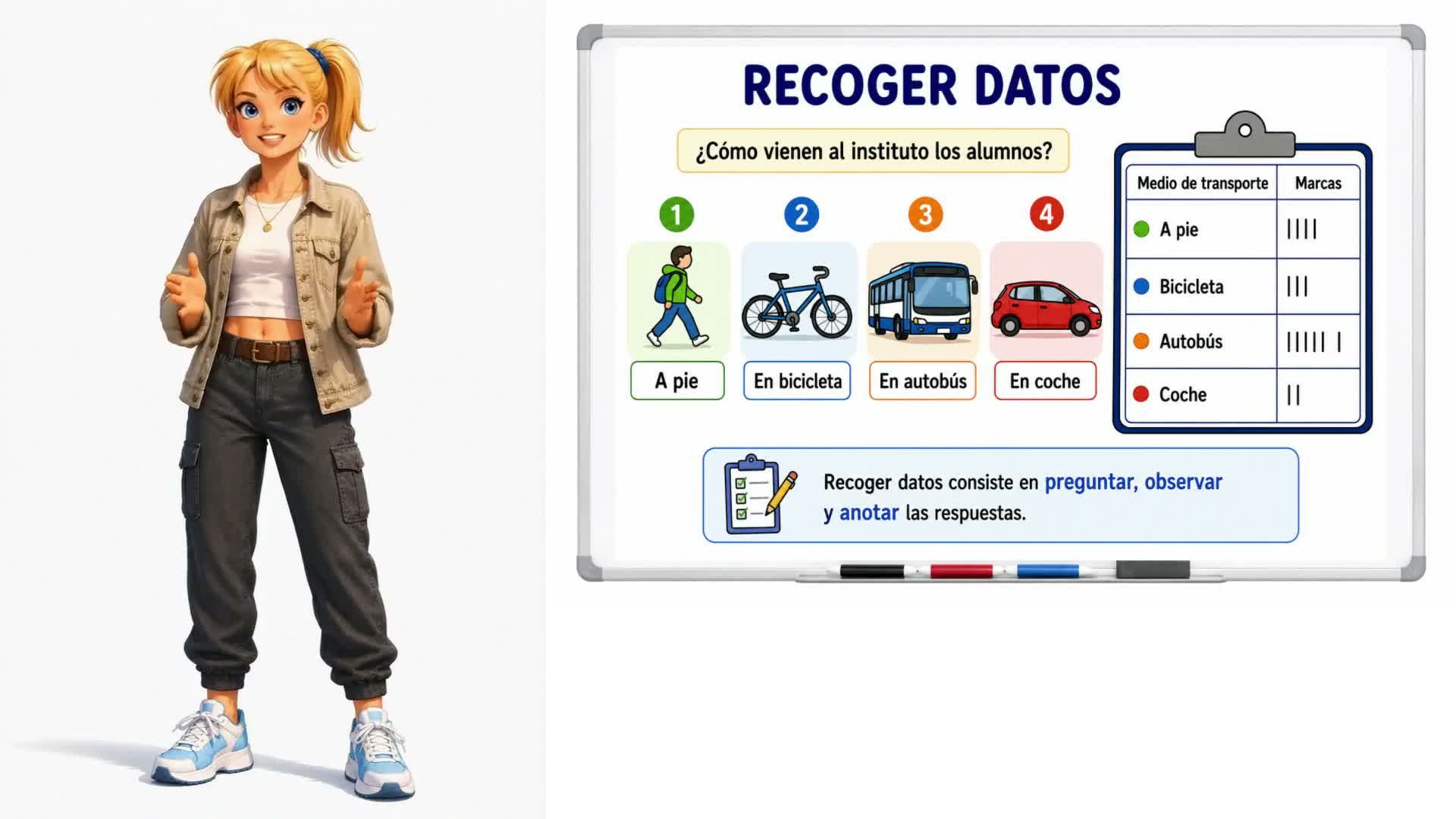 Recoger datos