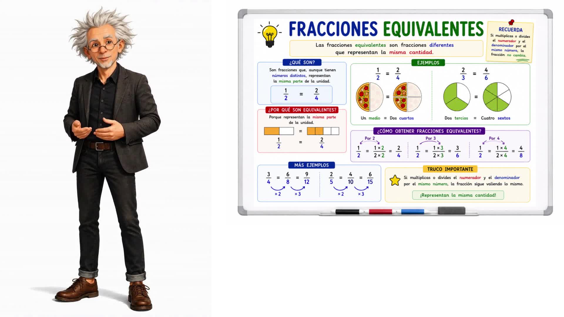 Fracciones equivalentes
