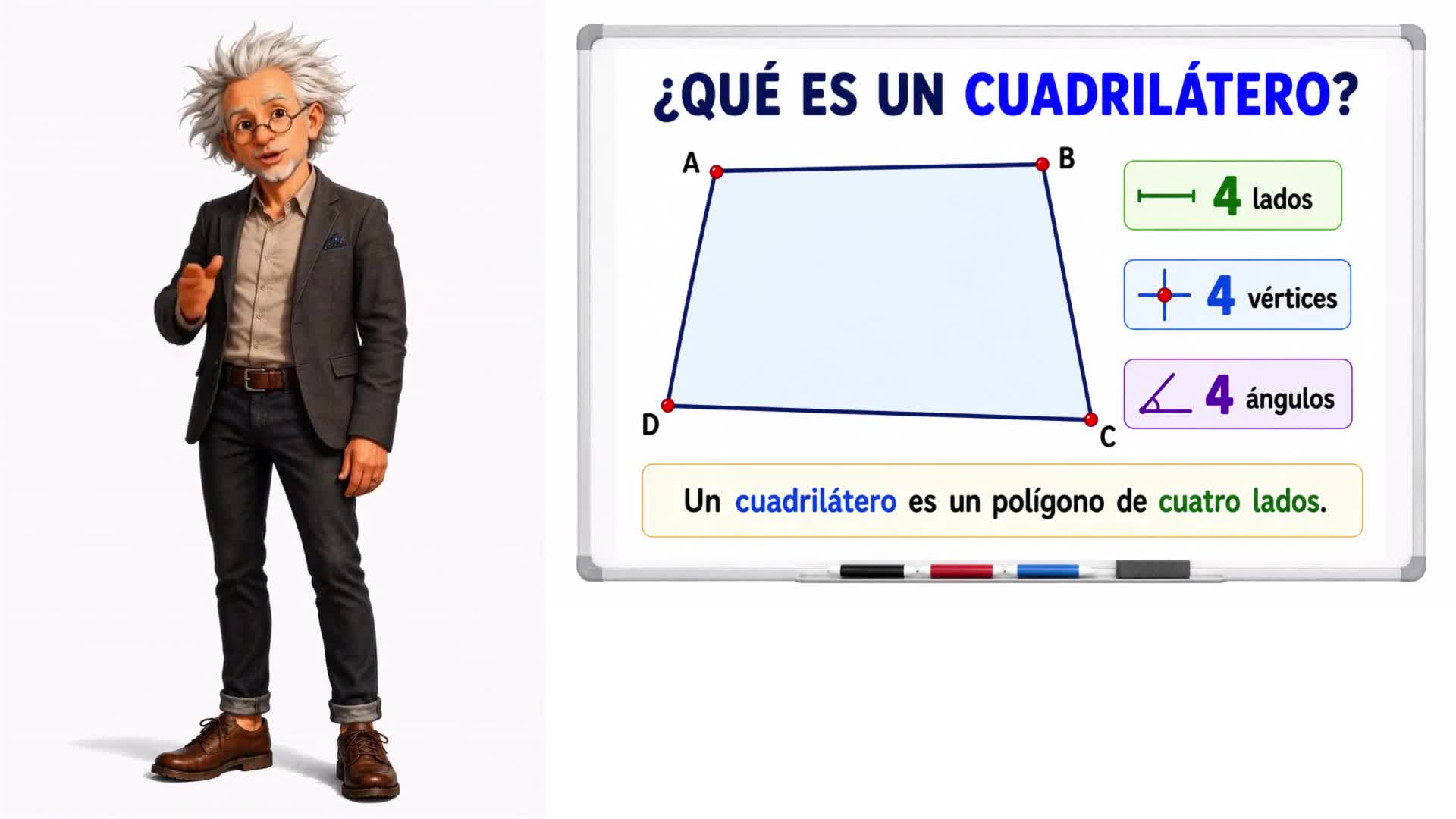 ¿Qué es un cuadrilátero?