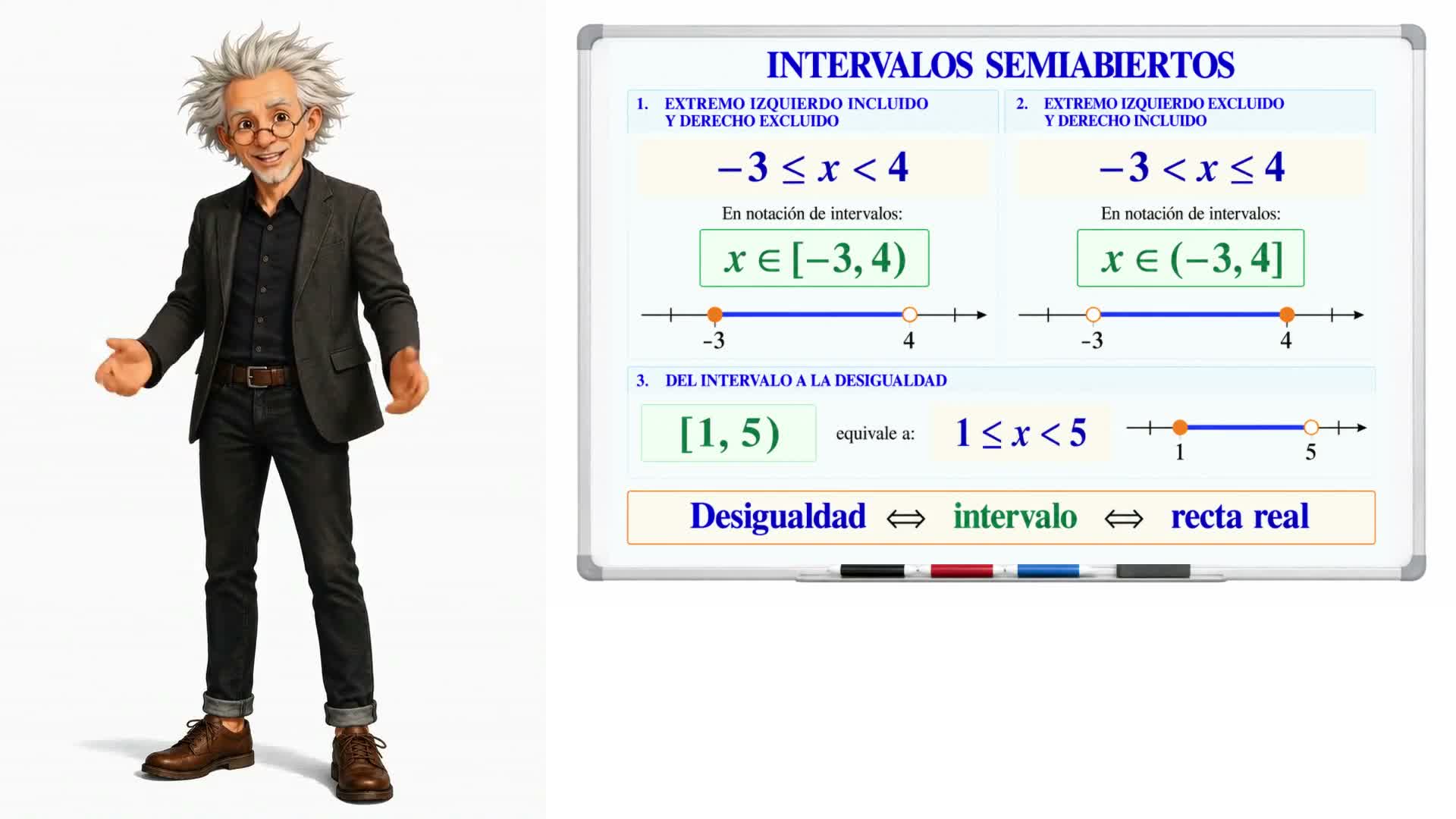 Intervalos y semirrectas
