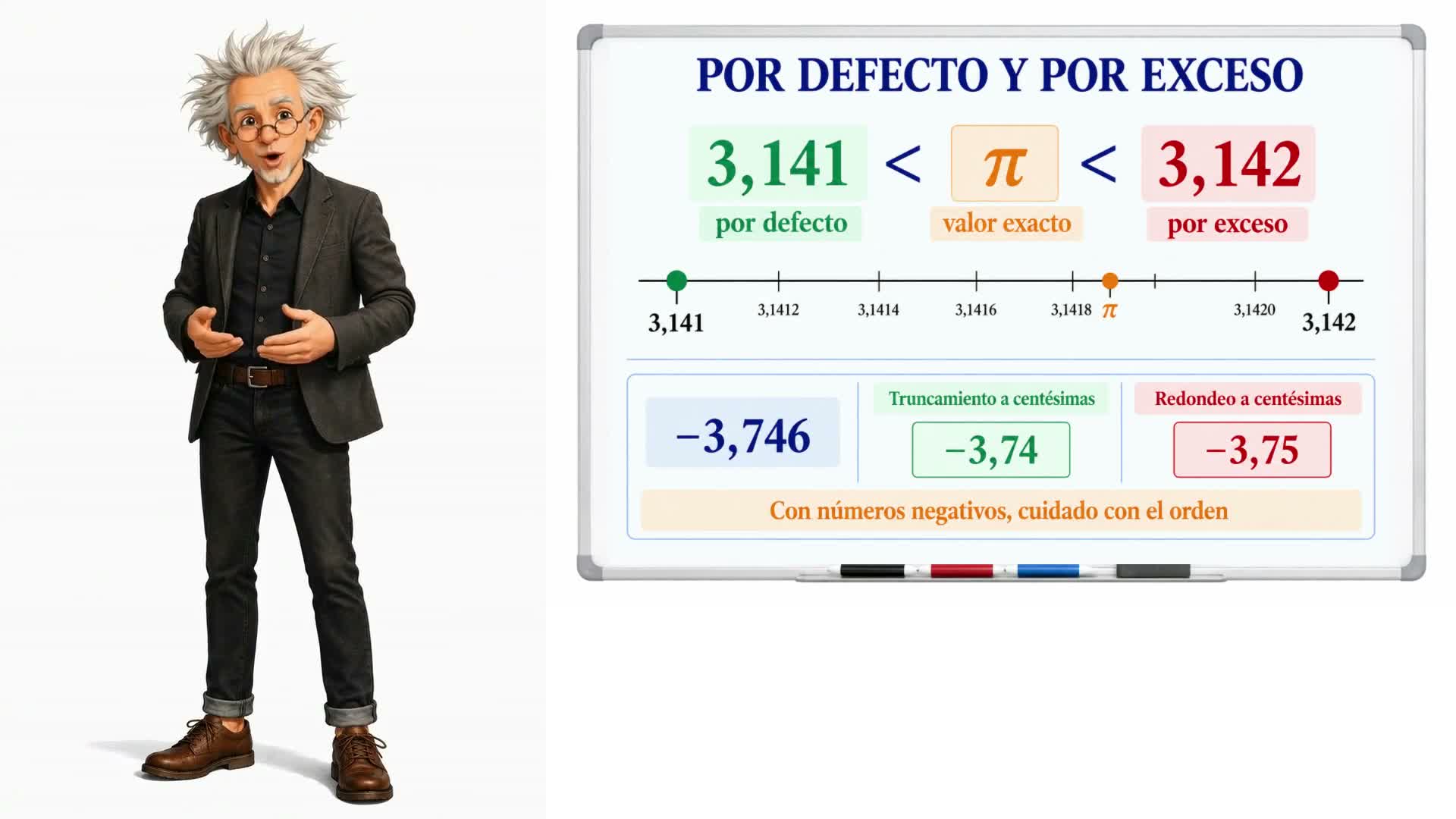 Aproximaciones, redondeo y truncamiento