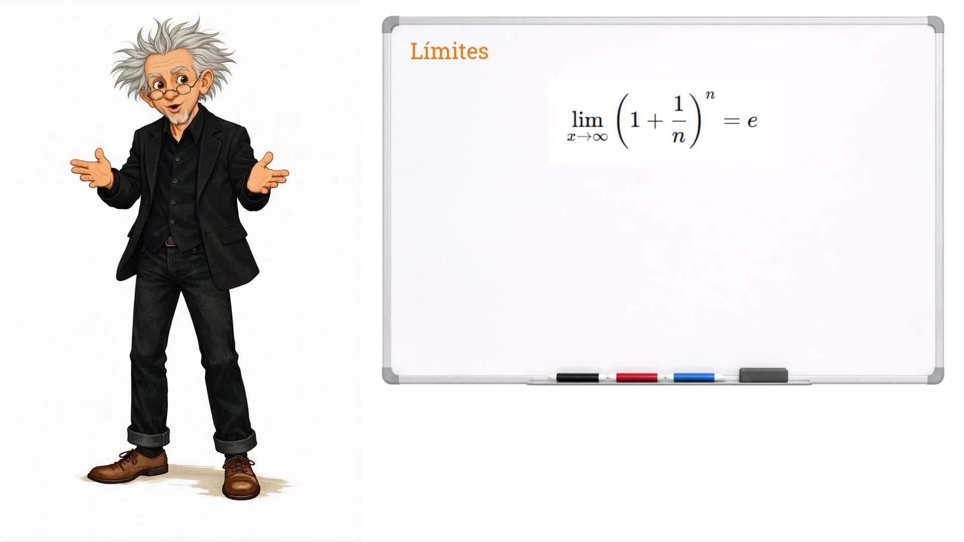 Límite indeterminación uno elevado a infinito