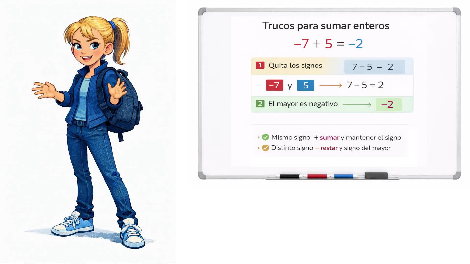 Trucos para sumar enteros