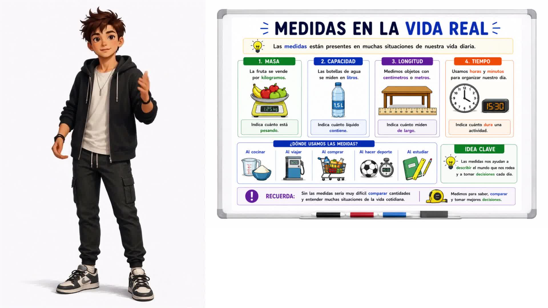 Medidas en la vida real