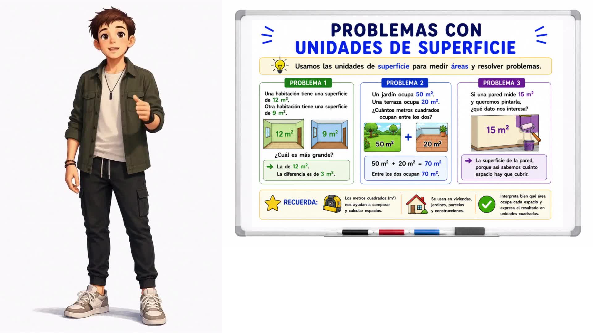 Problemas con unidades de superficie