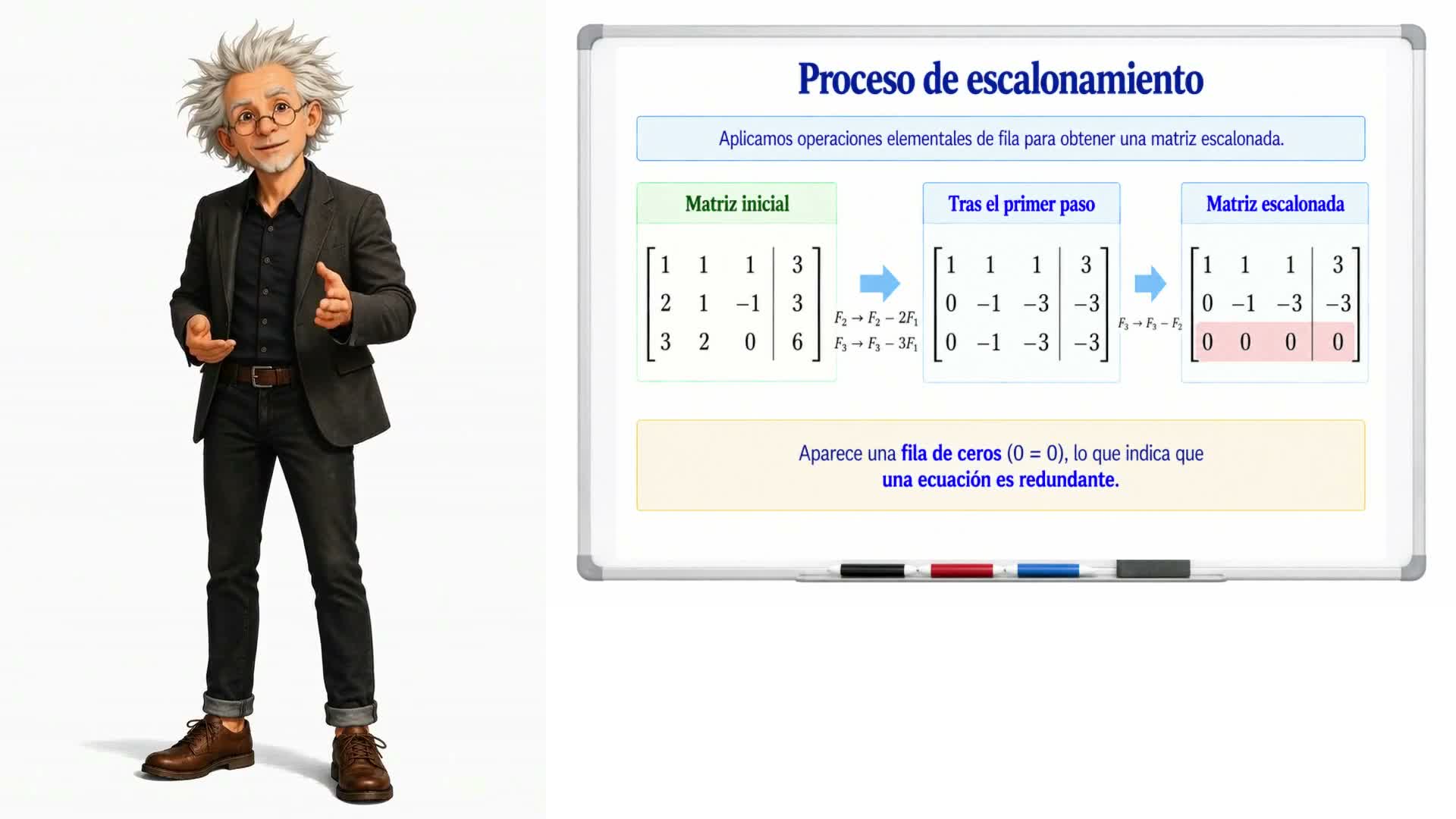 Gauss en sistemas compatibles indeterminados