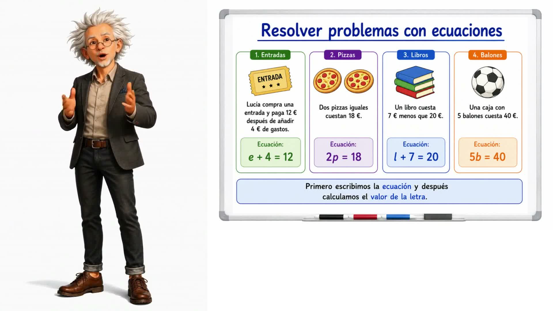 Problemas con ecuaciones