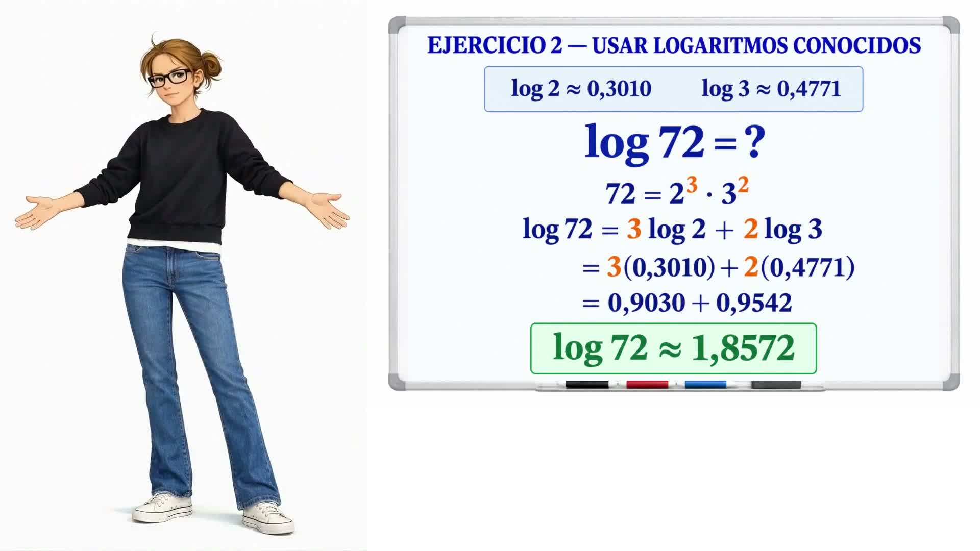 Ejercicios de logaritmos