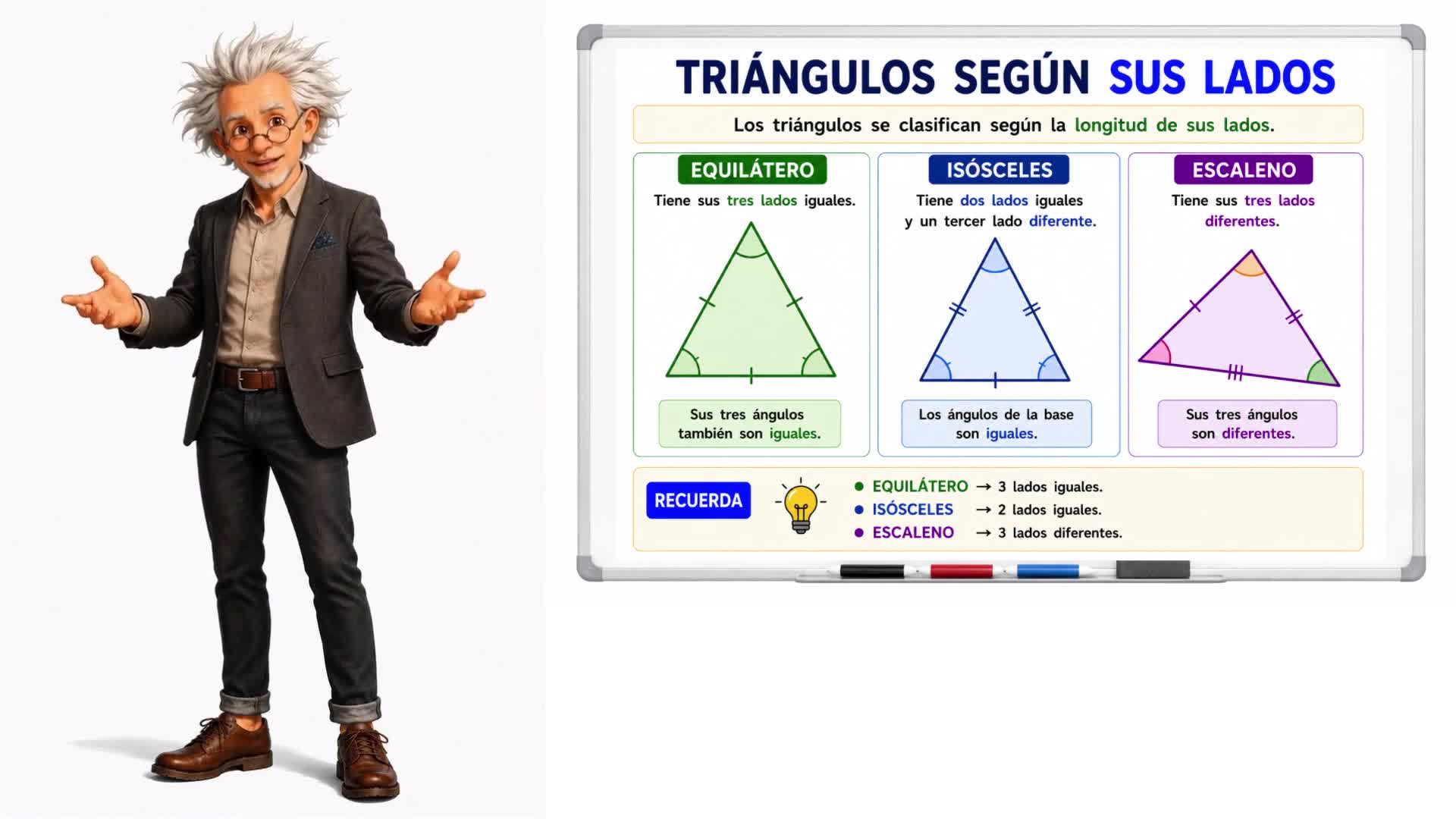 Triángulos según sus lados