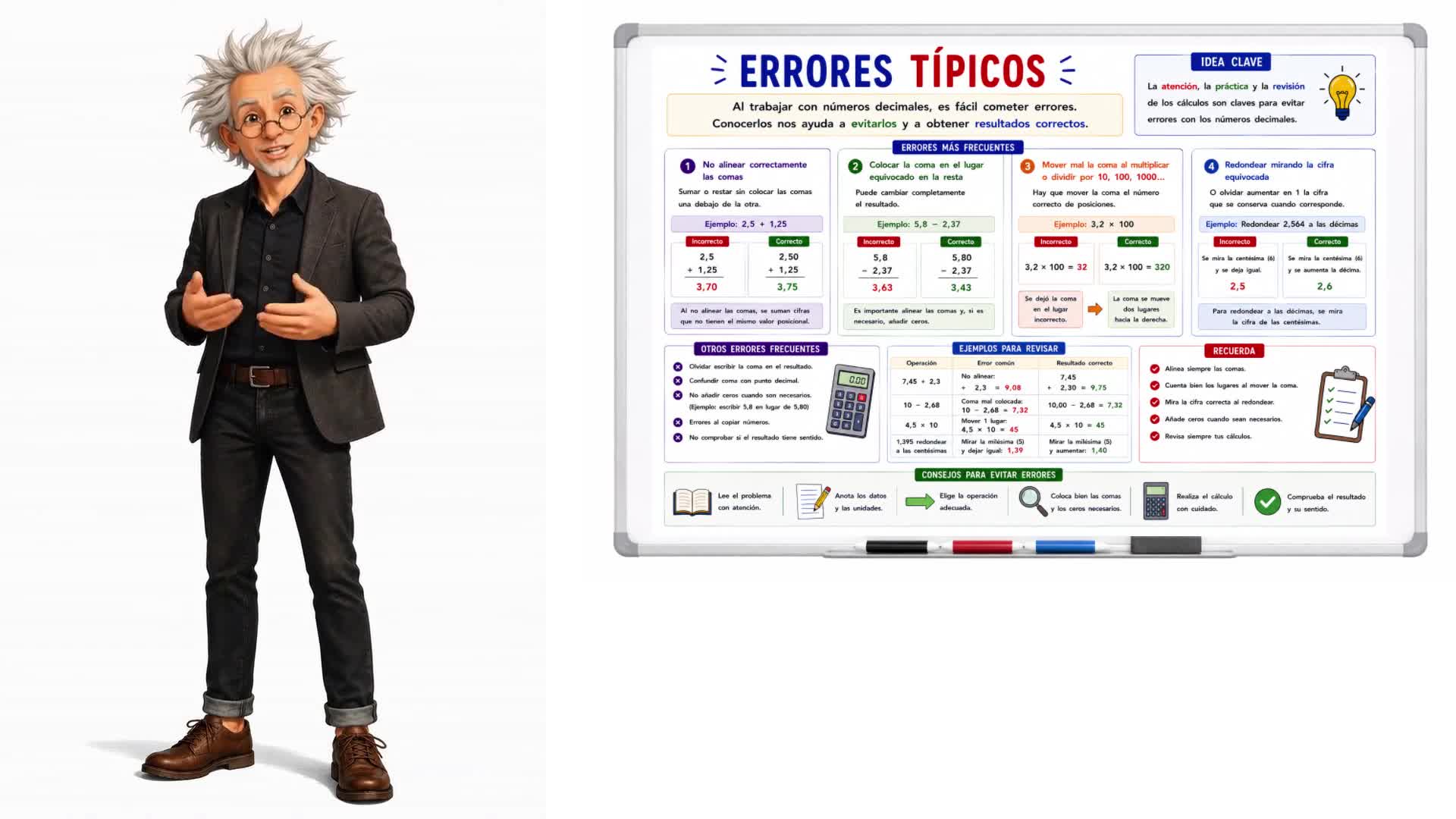 Errores típicos