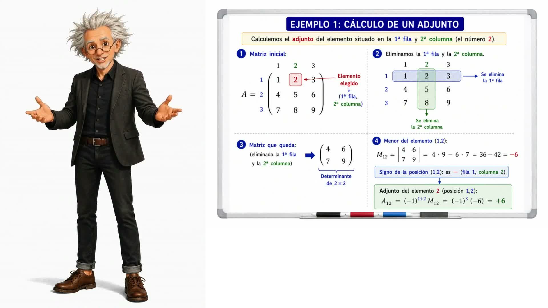 Adjuntos y cofactores